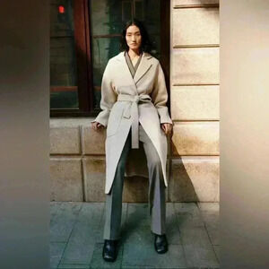 🔥🔥Zara Wool Blend belted coat